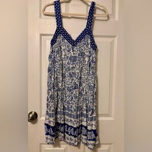 Blue Floral Sundress